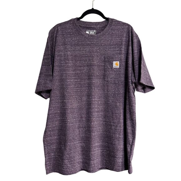 Carhartt Men's Loose Fit Heathered Pocket T-Shirt Size L - Picture 1 of 7